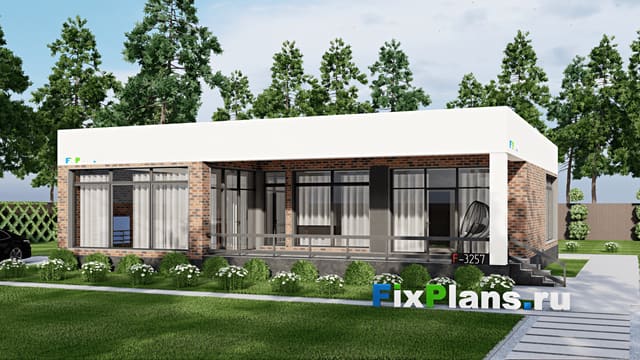 Одноэтажный дом F-3257